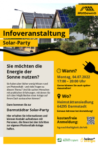 Plakat Solarparty
